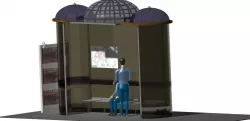 Bus Stop - cultural design 3D model