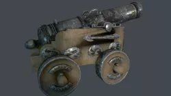 Canon pirata 3D model