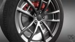 Car wheel 3D model