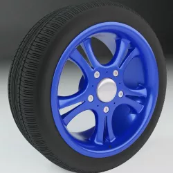 car wheel 3D model