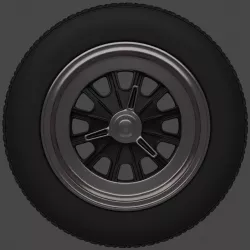 car wheel 3D model