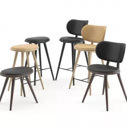 Chairs and Stools Collection by Mater 3D model