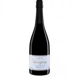 Champagne bottle Black 3D model