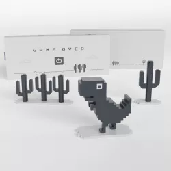 Chrome Dino 3D model