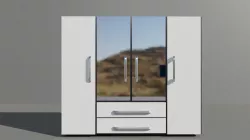 Closet Low-poly 3D model