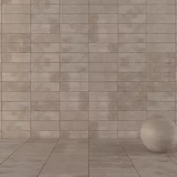 Concrete wall tiles Suite Taupe 20x60 Set 2 Texture