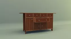 Console Table 3D model