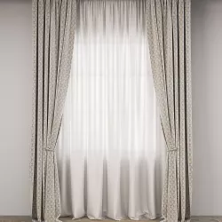 Curtains 3D model