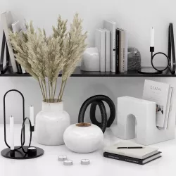 Decorative set 04 3D model