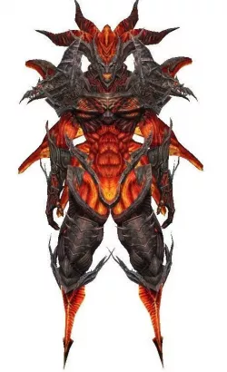 Demon Character Low-poly 3D model