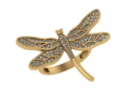 Dragonfly ring 3D model