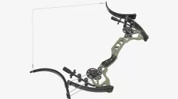 Drawn lever action compound bow 3D model