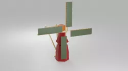 Dutch Windmill 3D model