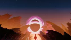 epic black hole scene blender project 3D model