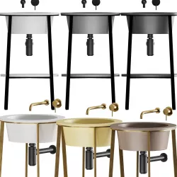 Fiora Shiro Washbasin 3D model