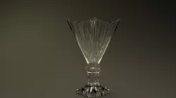 Flower vase Low-poly 3D model
