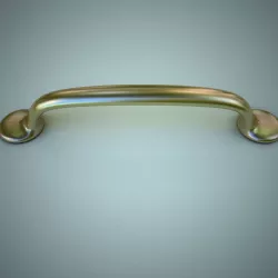 Furniture Door Handle Knob 3d model6 Low-poly 3D model