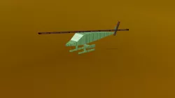 Game ready  fighter chopper This chopper is game ready 3D model