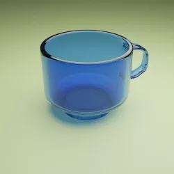 Glass Cub 3D model