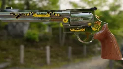 gun revolver colt45 3D model