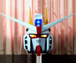 Gundam Freedom Helmet Low-poly 3D model