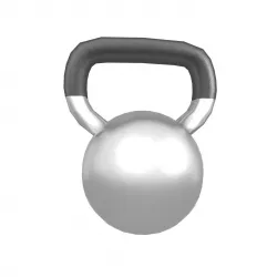 Gym Kettlebell v1 002 Low-poly 3D model