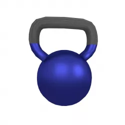 Gym Kettlebell v1 005 Low-poly 3D model