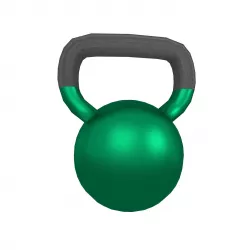 Gym Kettlebell v1 006 Low-poly 3D model