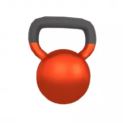 Gym Kettlebell v1 007 Low-poly 3D model