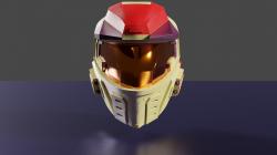 Halo 3 Masterchif spartan helmet 3D model