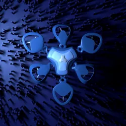 Hexagon Blu Drone 3D model