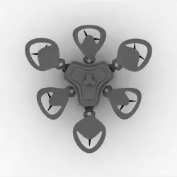 Hexagon Drone 3D model