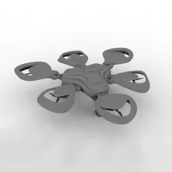 Hexagon Mesh Drone 3D model