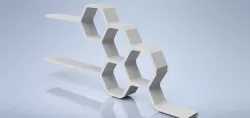 Hexagonal Shelf - variable 3D model