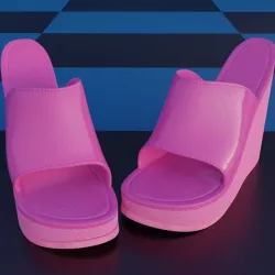 High Heel Sandals 3D model