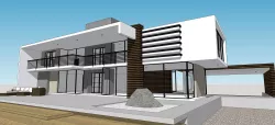 House Architectural Project 02 - The plan is empty 3D model