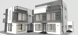 House Architectural Project 04 - The plan is empty 3D model