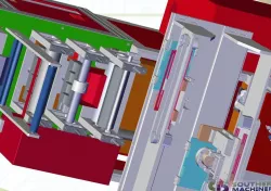 How KN95 mask automatic production line for fighting COVID-19 3D model