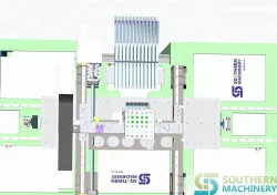 How to make LED lighting chip mounter in Smart EMS factory 3D model