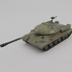 IS-3 Heavy tank Low-poly 3D model