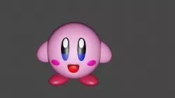 Kirby 3D model