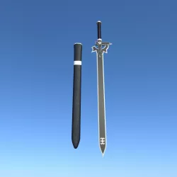 Kirito Elucidator Sword Art Online Low-poly 3D model