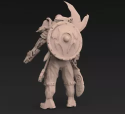 Knight Low-poly 3D model