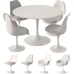 Knoll Tulip Table Set 3D model