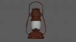 Lantern Low-poly 3D model
