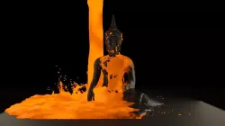 lava simulation with PhoenixFD 3D model 3D model
