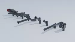 Lego gun 3D model