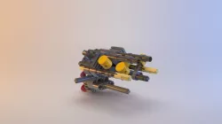 Lego - V6 engine Low-poly 3D model