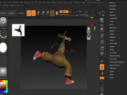 Lowpoly decorative duck pipe Low-poly 3D model