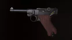 Luger P08 Low-poly 3D model